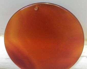 Red Banded Agate - 50mm Pendant