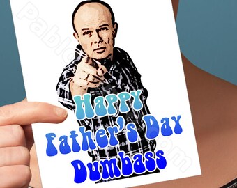 Red Forman | That 70'S Show | Fathers Day Card Fathers Keychain Steven Hyde Fathers Day Gift Fathers Day Gift From Daughter Fathers Golf Him