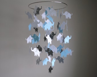 Elephant Mobile // Nursery Mobile - Choose Your Colors