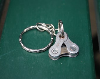 Up-cycled Chain Link Key Fob