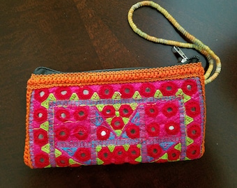 Embroidered Handmade Wallet - Gift For Her