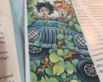 Whomping Willow. Harry Potter and the Chamber of Sectets Bookmark.