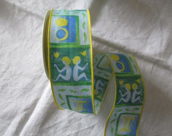 5 m Ribbon Gemini zodiac sign