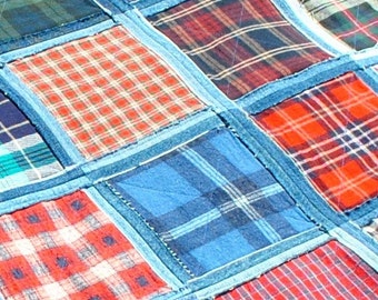Denim Picnic Blanket pdf pattern