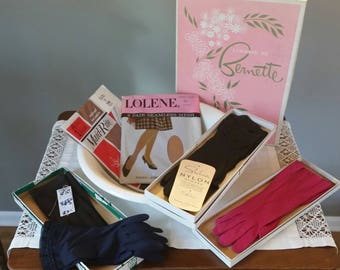 Vintage Gloves and Stockings