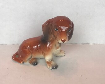Lefton Dachshund Weenie Dog Figurine