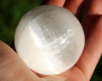 Selenite Sphere Crystal Ball