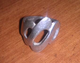 Vintage Sterling SilverSigned Esposito Modern Retro Ring Size 5