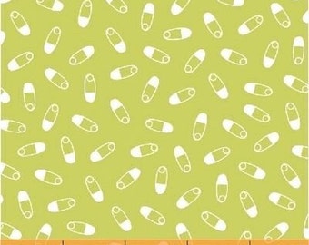 Windham Fabrics • Precious • Pins green cotton fabric 0.54yd (0,5m) 001762