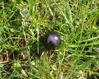 Man Choi (CAB) grade A Obsidian: 20 mm in diameter (2235)