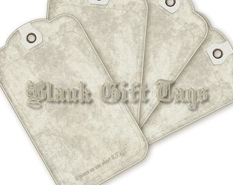 Blank Tags,Printable Gift Tags,Hobby crafting,Digital collage sheet Instant Download