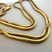 Snake Chain Necklace - Complete - Vintage Brass 36 inches