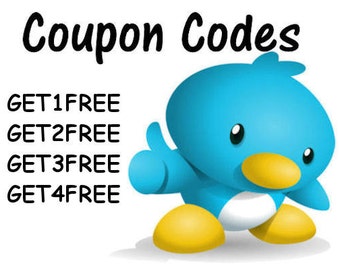 COUPON CODES - Read Me!