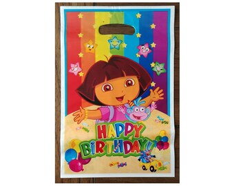 10pc. Dora Birthday Loot Candy Treat Bags ~ Party Favors Supplies