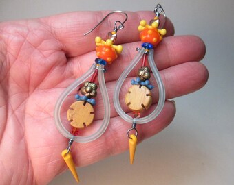 Hoopie Helecopter Earrings by Patti Cahill
