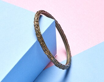 Finely detailed vintage bangle bracelet