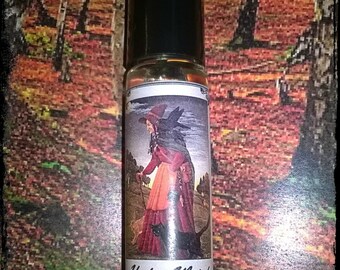 Hedge Witch pagan perfume oil, rich earthy and mysterious perfume oil 10ml roll on, wild woman, essential oils, resins & absolutes
