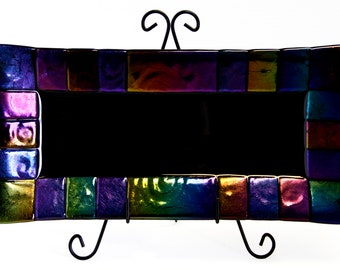 Iridescent Textured Platter