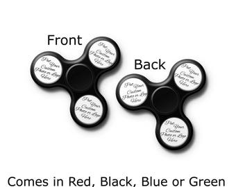 Custom & Personalized Fidget or Hand Spinner, Custom Business Logo, ADHD Device for the Hotest Craze-Up To 6 Images or Pictures, Gag gift