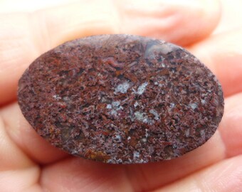 Purple Moss Agate Preform Cabochon