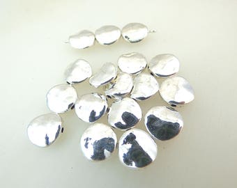 Haematite silver-plated 20