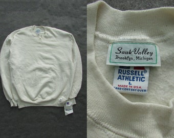 Size L | 90s Vintage NOS Deadstock Russel Athletic Sweatshirt Made in USA