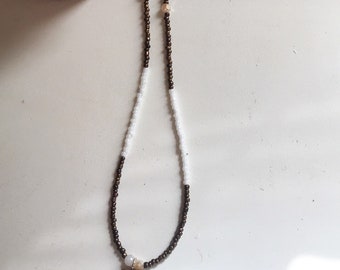 Turquoise tassel necklace