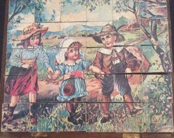 Victorian Litho Wooden Puzzles