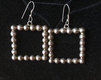 Funky sterling silver earrings