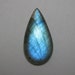 Natural Blue labradorite cabochon Pear shape loose semi precious gemstones cabochons size 19 x 38 mm approx code 7184 Labradorite Flashy