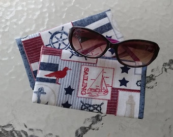 Sunglasses case, Nautical, Boating, Anchor