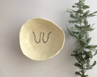 Hand built Porcelain tea cup