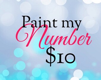 Paint My Number