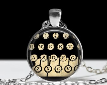 Writer Jewelry Typewriter Necklace Pendant Wearable Pendant Charm Typewriter Jewelry