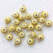 25 Evil Eye Charms , Evil Eye Pendants Evil Eye Bracelet Diy Supplies Gold plated yellow