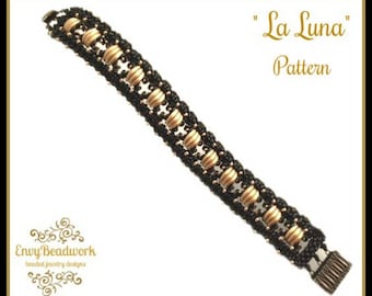 Beading pattern "La Luna" Bracelet in English