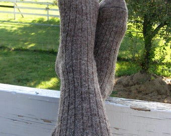 Wool Socks - Alpaca Wool Socks Grown in Michigan - Medium Size - Great Gift for Men and Women - from 2017 fleeces
