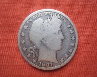 1901 Barber Half Dollar