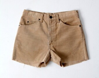 vintage Levi's corduroy shorts, cord cut offs