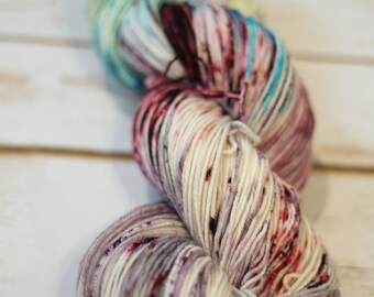 Superwash sock yarn "Not a Queen, a Khaleesi" 80/20 merino/nylon "nymph" blend