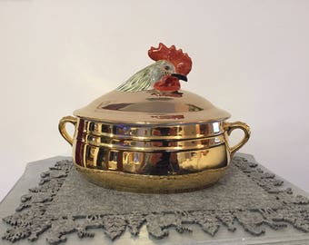Soup tureen former Rooster - Louis Lourioux