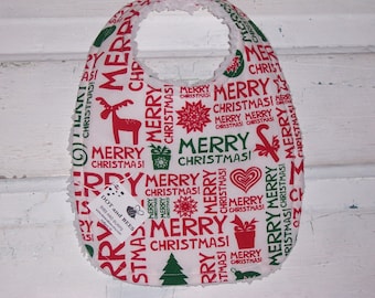 SALE!!!! Christmas Baby Bib ! FREE SHIPPING !!!!!