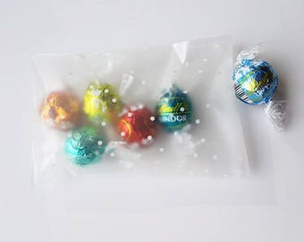 20 Frosted self sealing bags, self adhesive bags, self seal bags, self sealing cellophane bags, cookie bags, baking supplies, chocolate bags