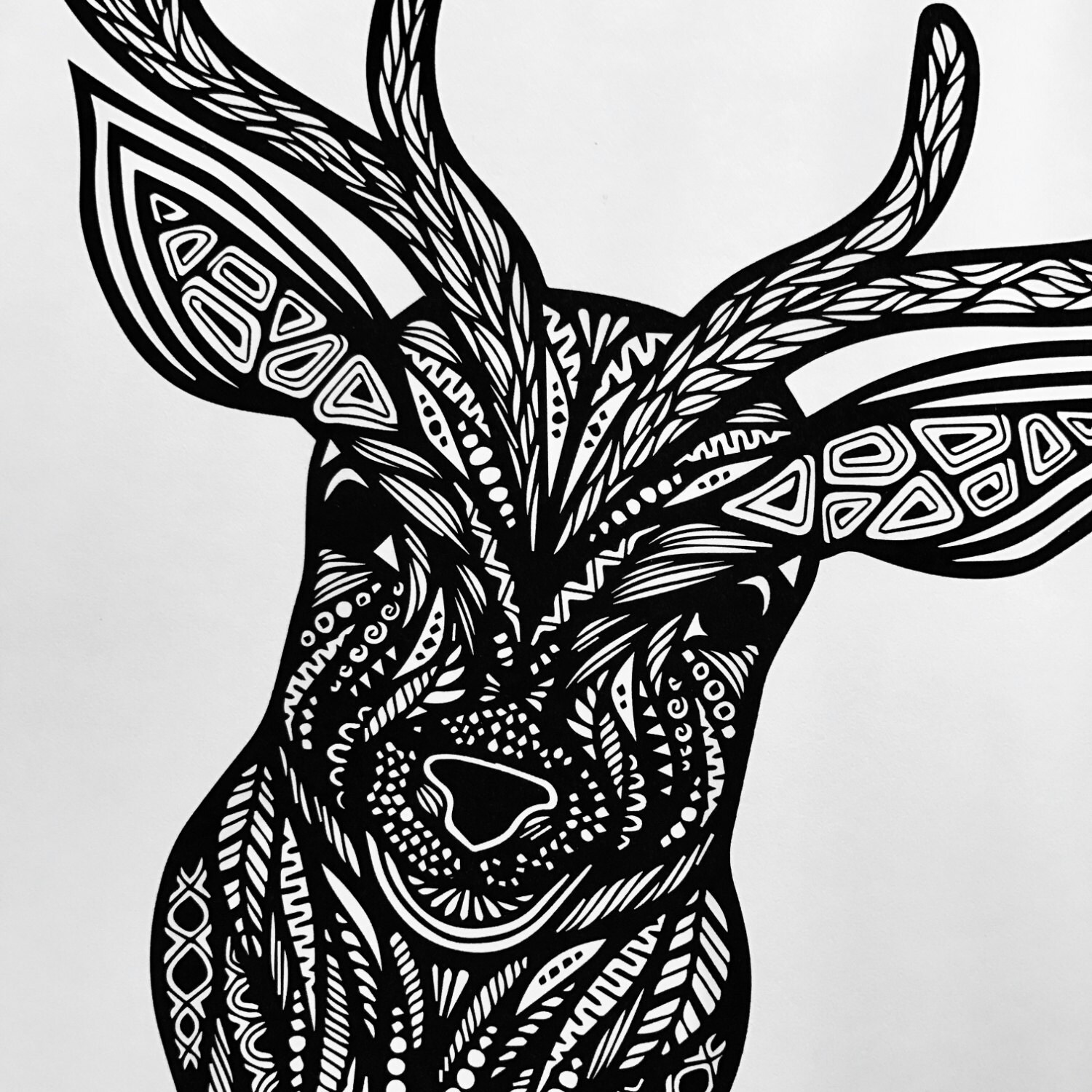 Zentangle Deer
