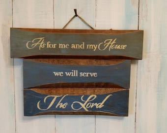 Hand painted and Handmade Sign from Reclaimed Wood