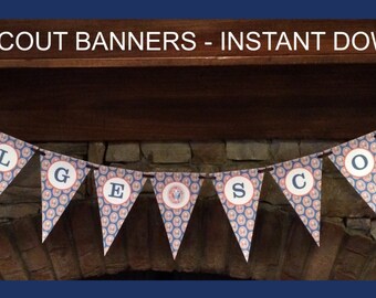 Eagle Scout Pennant Banner design #2 - Instant Download