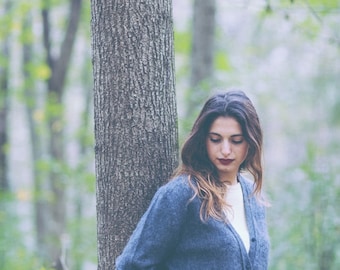 Soft grey cardigan