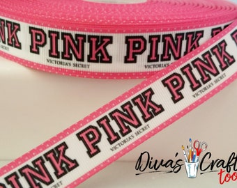 Victoria Secret Pink Grosgrain Ribbon - SUPER FAST SHIPPING