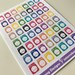 A58 - Laundry Planner Stickers