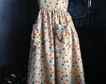 1950's vintage style halter neck dress.